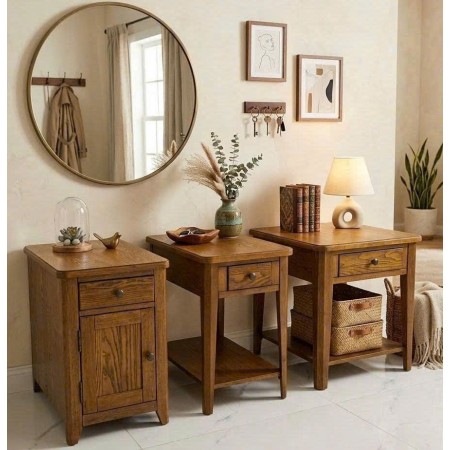 P2508 - D01 : Bộ Trang Trí - Màu Nâu Gỗ Óc Chó - Walnut